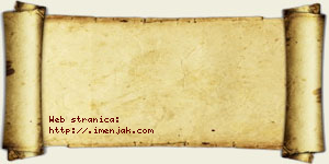 Jana Rakonjac vizit kartica